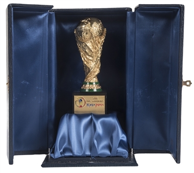 2002 FIFA World Cup Winners Trophy (Bertoni) Presented to Alexandre Silva Da Silveira With Original Presentation Box (Brazilian Football Confederation Employee LOA)